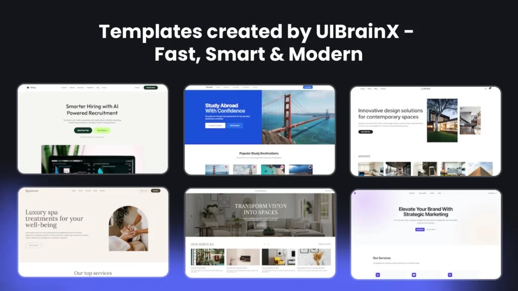 Use templates to develop webpages