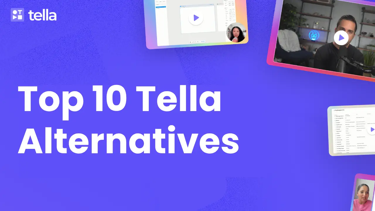 Top 10 Tella TV Alternatives for Screen Recording Videos